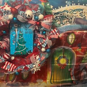 The nightmare before Christmas Jack Skellington Christmas Holiday wreathh